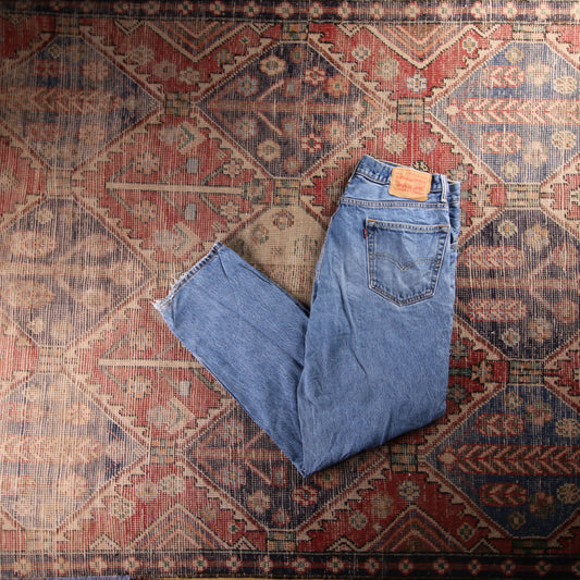 Levi's 560 Red Tab W34 L30 Comfort Fit Blue Denim Jeans