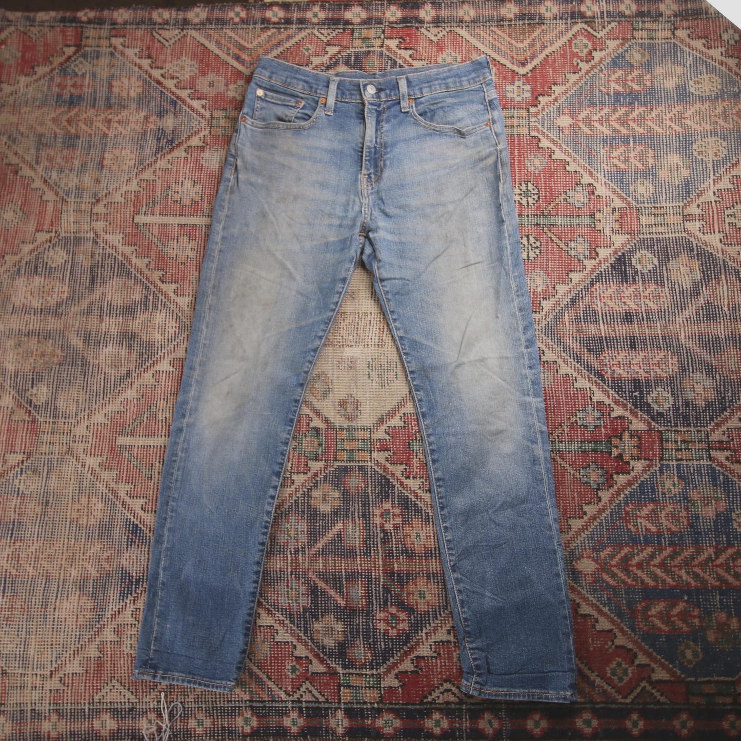 Levi's 502 W32 L30 Tapered Leg Regular Fit Blue Denim Jeans