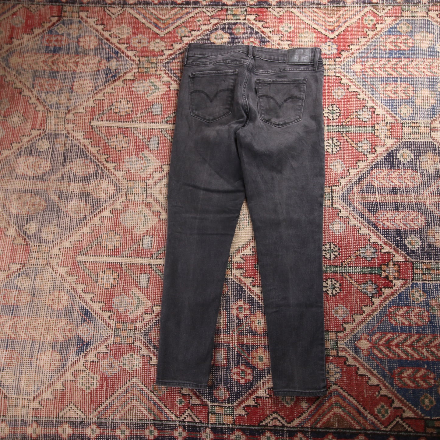 Levi's 711 W30 L26 Skinny Black Denim Jeans