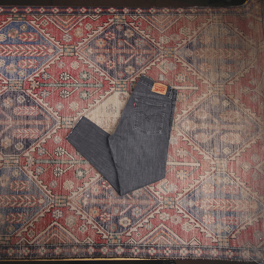 Levi's W30 L25 Skinny Black Denim Jeans