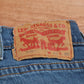 Levi's 505 Red Tab W42 L27 Straight Leg Regular Fit Blue Denim Jeans