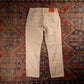 Levi's 541 W30 L27 Tapered Leg Beige Denim Jeans
