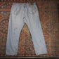 Wrangler W38 L30 Straight Leg Relaxed Fit Blue Denim Jeans