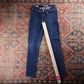 Levi's 711 Red Tab W28 L32 Skinny Blue Denim Jeans