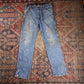 Wrangler W32 L29 Straight Leg Regular Fit Blue Denim Jeans