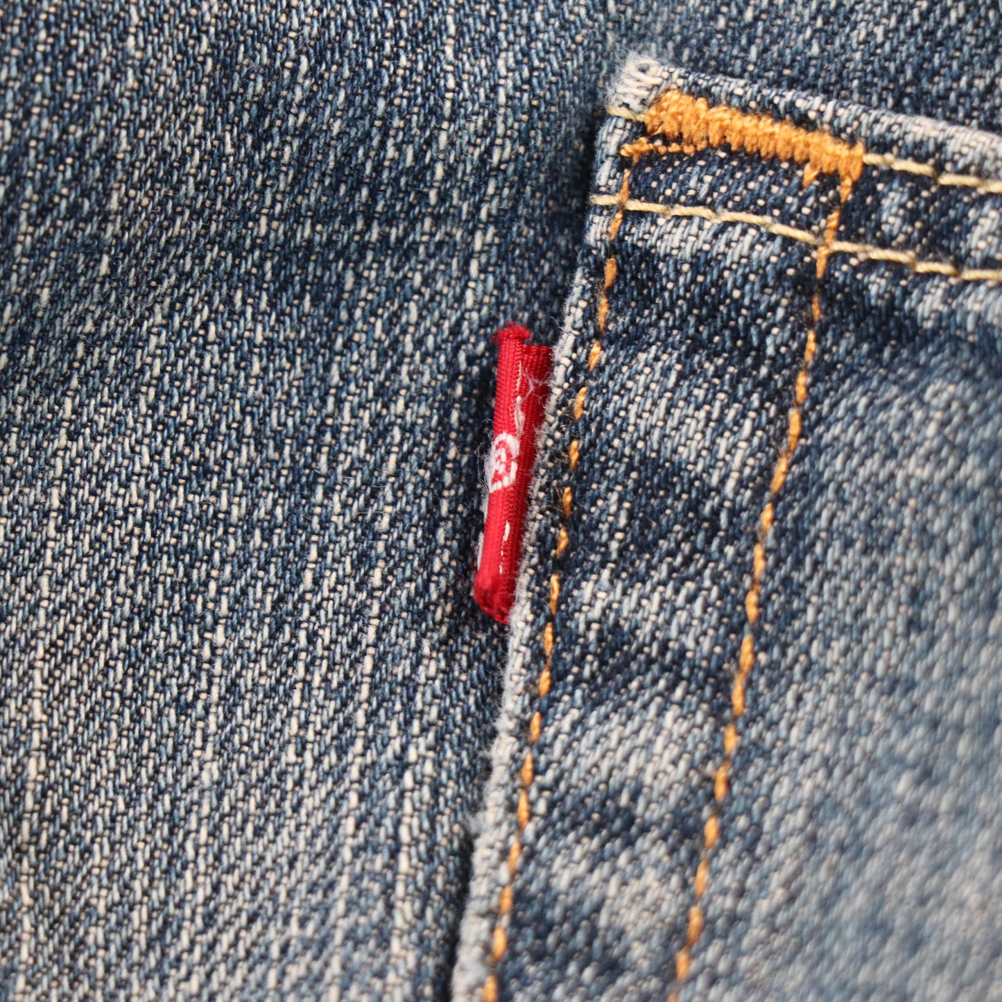 Levi's 505 W34 L28 Straight Leg Regular Fit Blue Denim Jeans