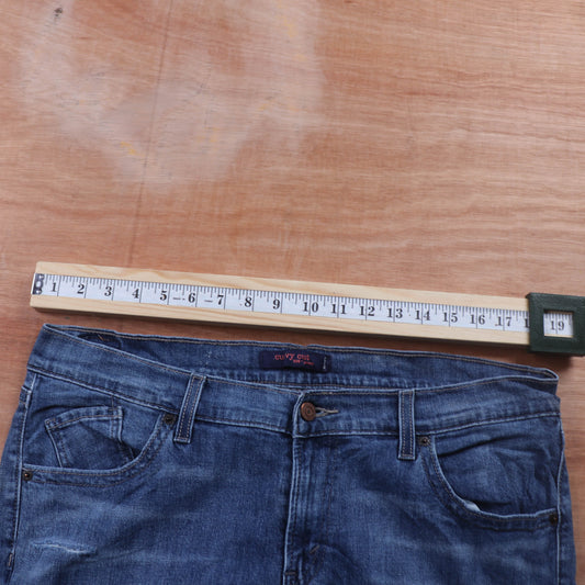 Levi's 523 Red Tab W38 L30 Straight Leg Blue Denim Jeans