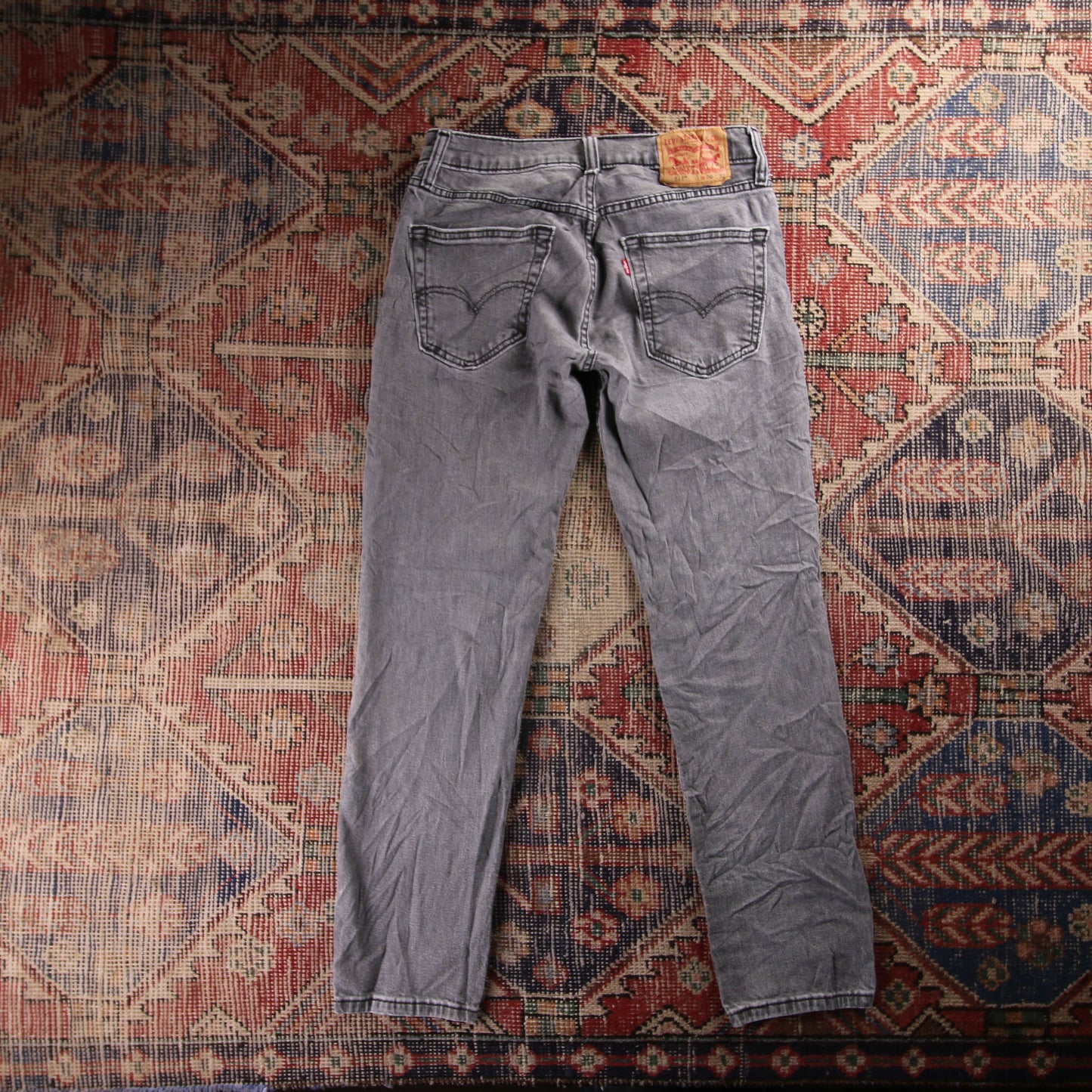 Levi's 511 Red Tab W30 L30 Slim Fit Grey Denim Jeans