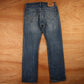 Levi's 514 Red Tab W32 L32 Straight Leg Blue Denim Jeans