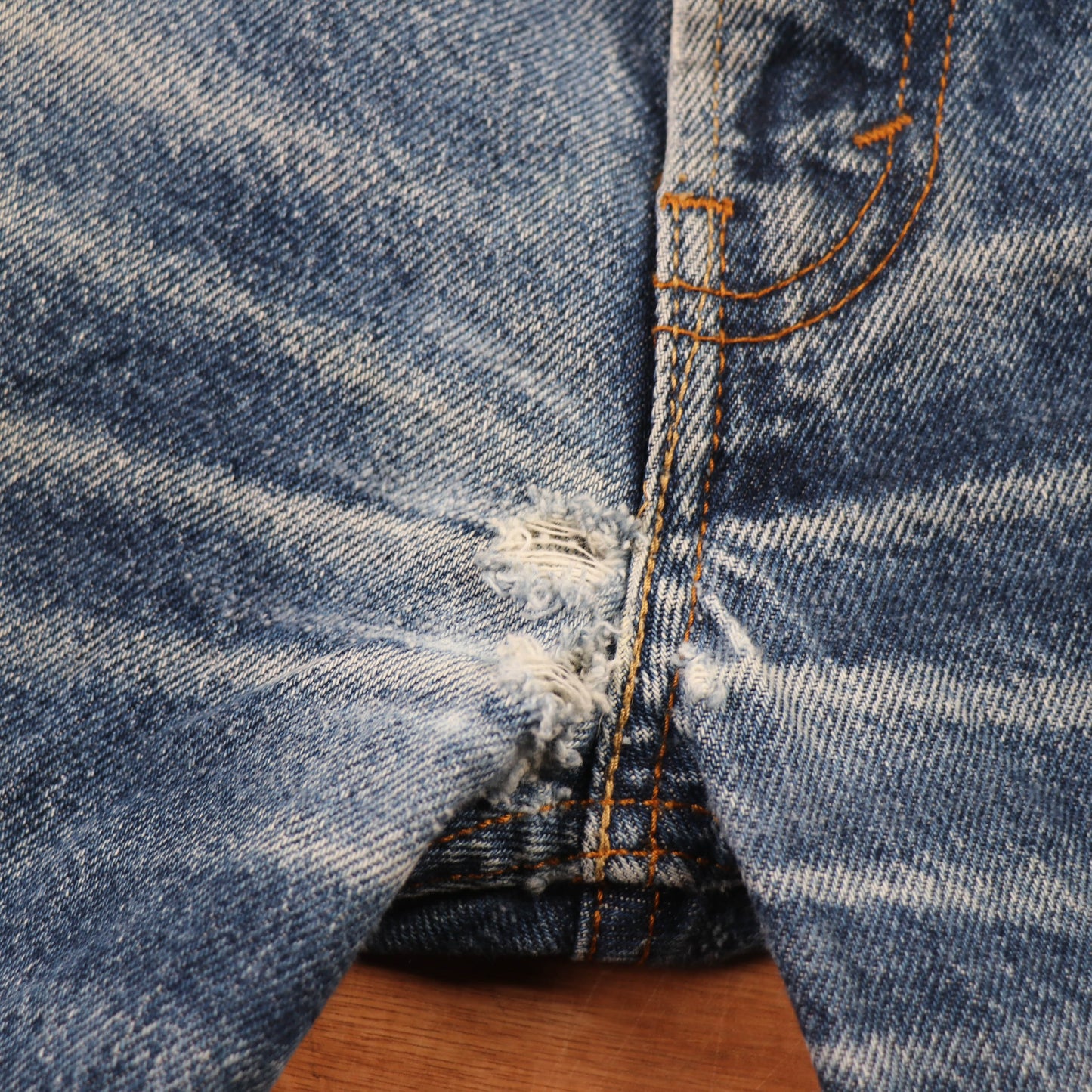 Levi's 505 Red Tab W36 L31 Straight Leg Regular Fit Blue Denim Jeans
