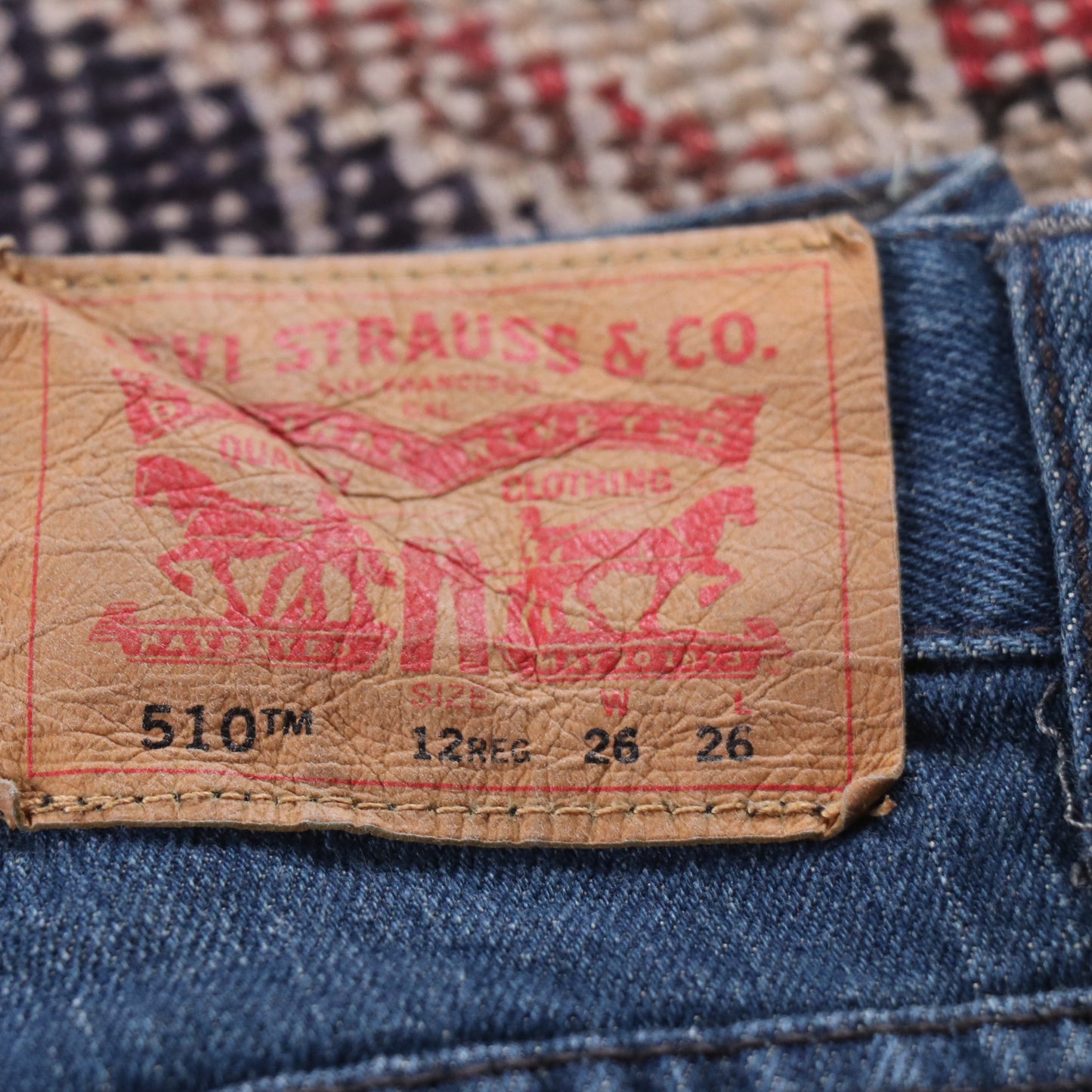 Levi's 510 W32 L26 Skinny Blue Denim Jeans