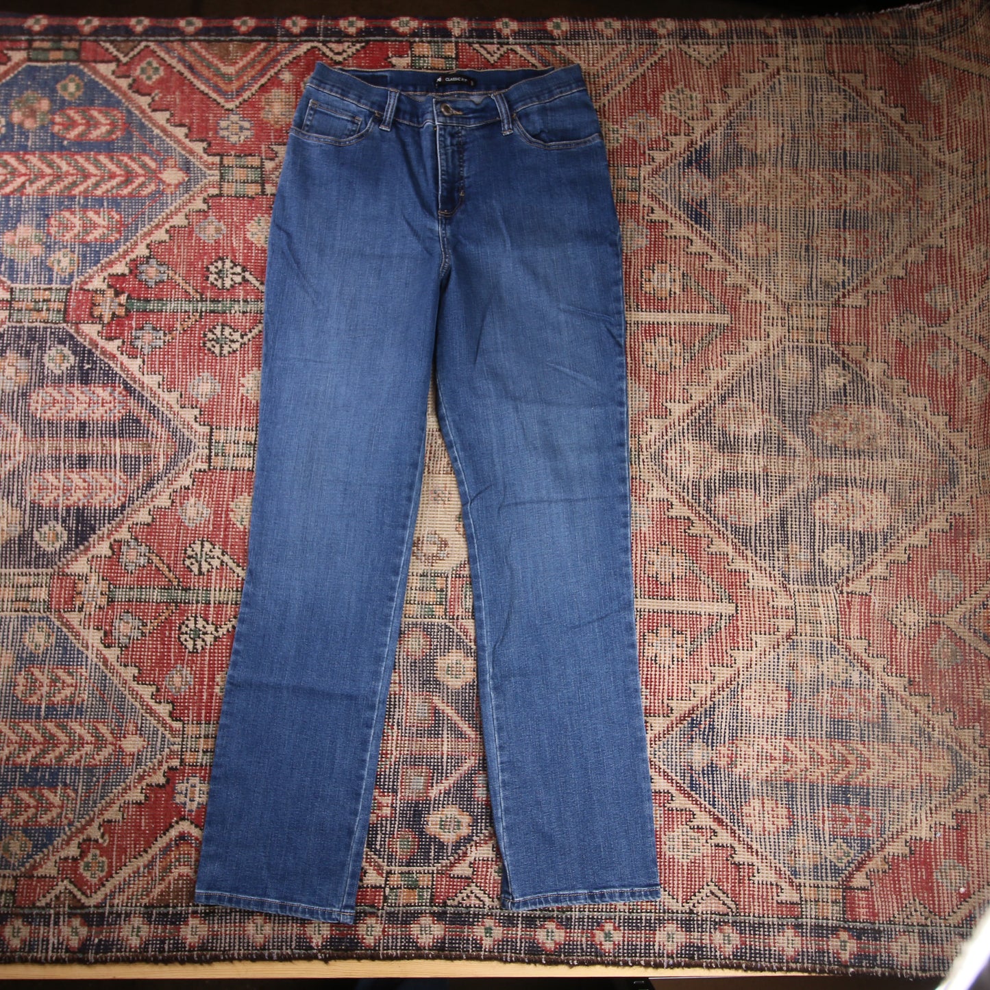 Lee W30 L30 Straight Leg Blue Denim Jeans