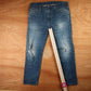 Levi's 502 Red Tab W38 L28 Tapered Leg Regular Fit Blue Denim Jeans