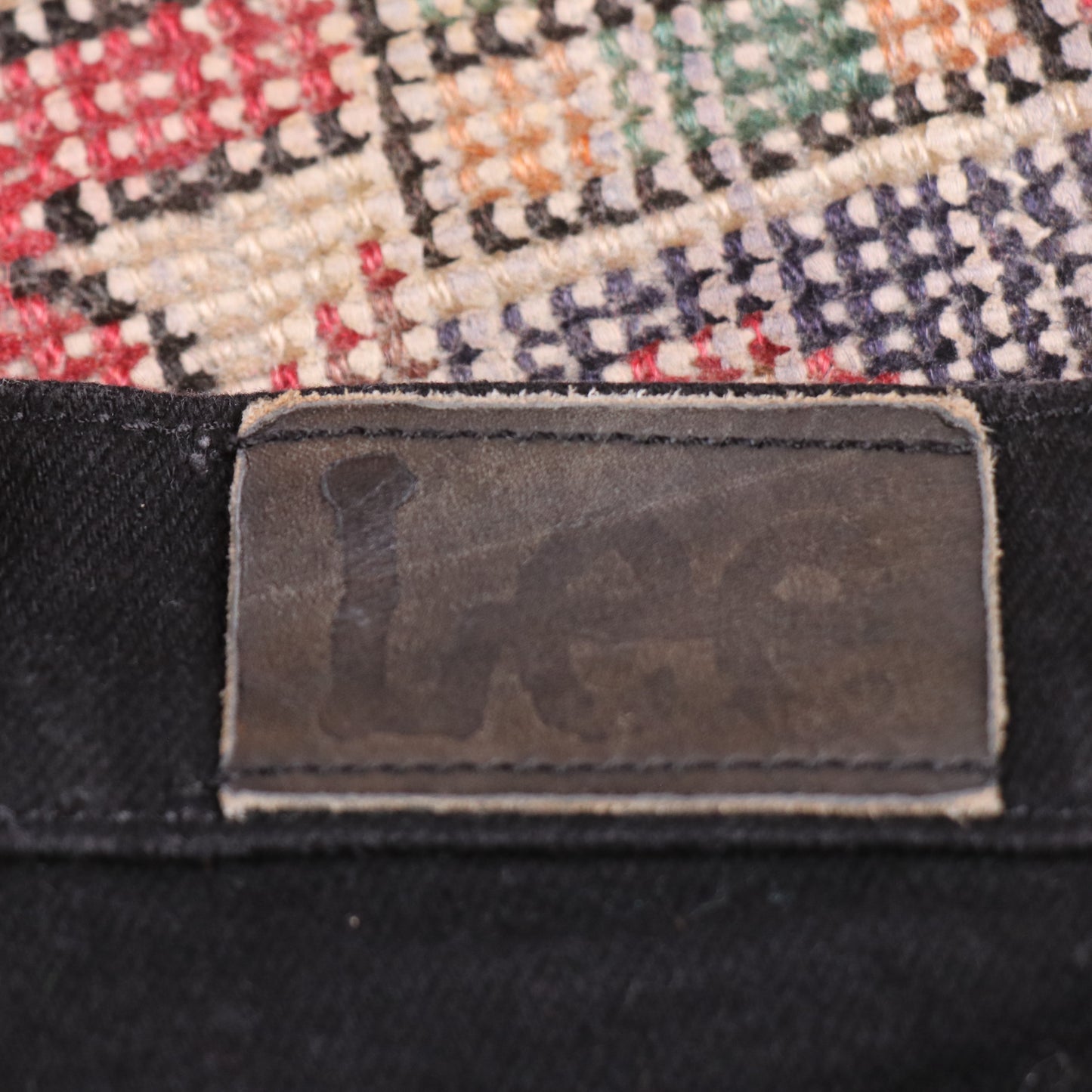 Lee W26 L25 Straight Leg Black Denim Jeans