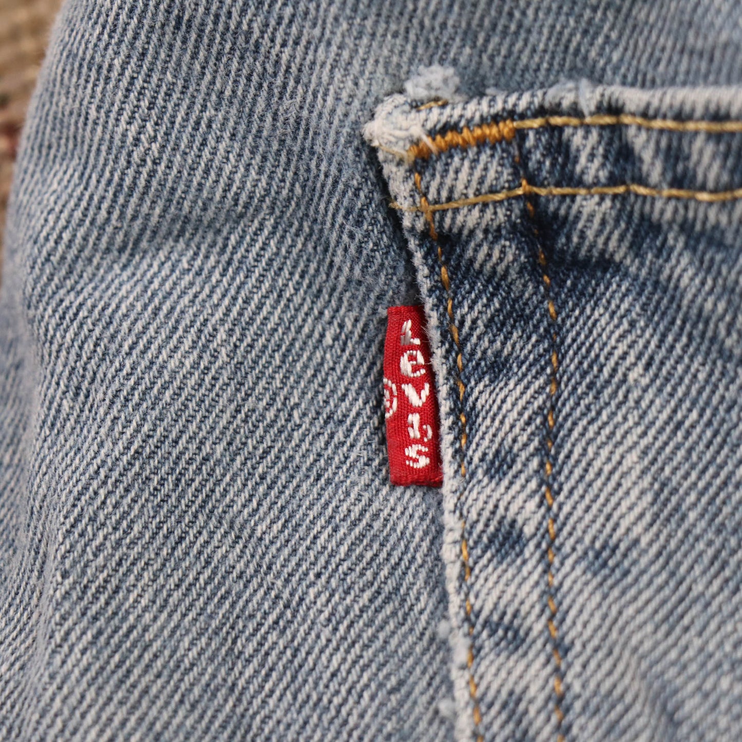 Levi's 505 W38 L30 Straight Leg Regular Fit Blue Denim Jeans