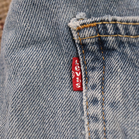Levi's 505 W38 L30 Straight Leg Regular Fit Blue Denim Jeans