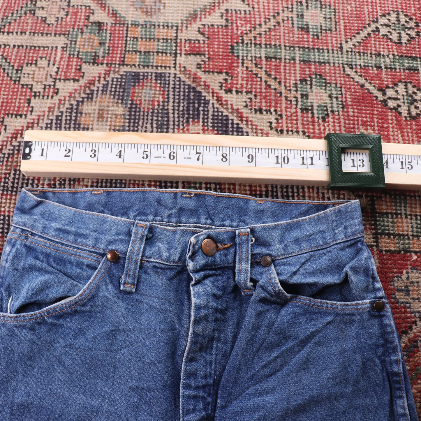 Wrangler W42 L29 Relaxed/Baggy Blue Denim Jeans