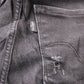 Levi's 721 Black Tab W26 L28 Skinny Classic Ripped Style Black Denim Jeans