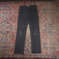 Levi's 314 W30 L29 Straight Leg Black Denim Jeans