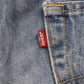 Levi's 505 Red Tab W40 L29 Straight Leg Regular Fit Blue Denim Jeans
