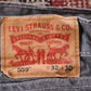 Levi's 559 Red Tab W32 L29 Straight Leg Relaxed Fit Grey Denim Jeans