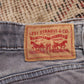 Levi's 721 Orange Tab W28 L30 Skinny Grey Denim Jeans