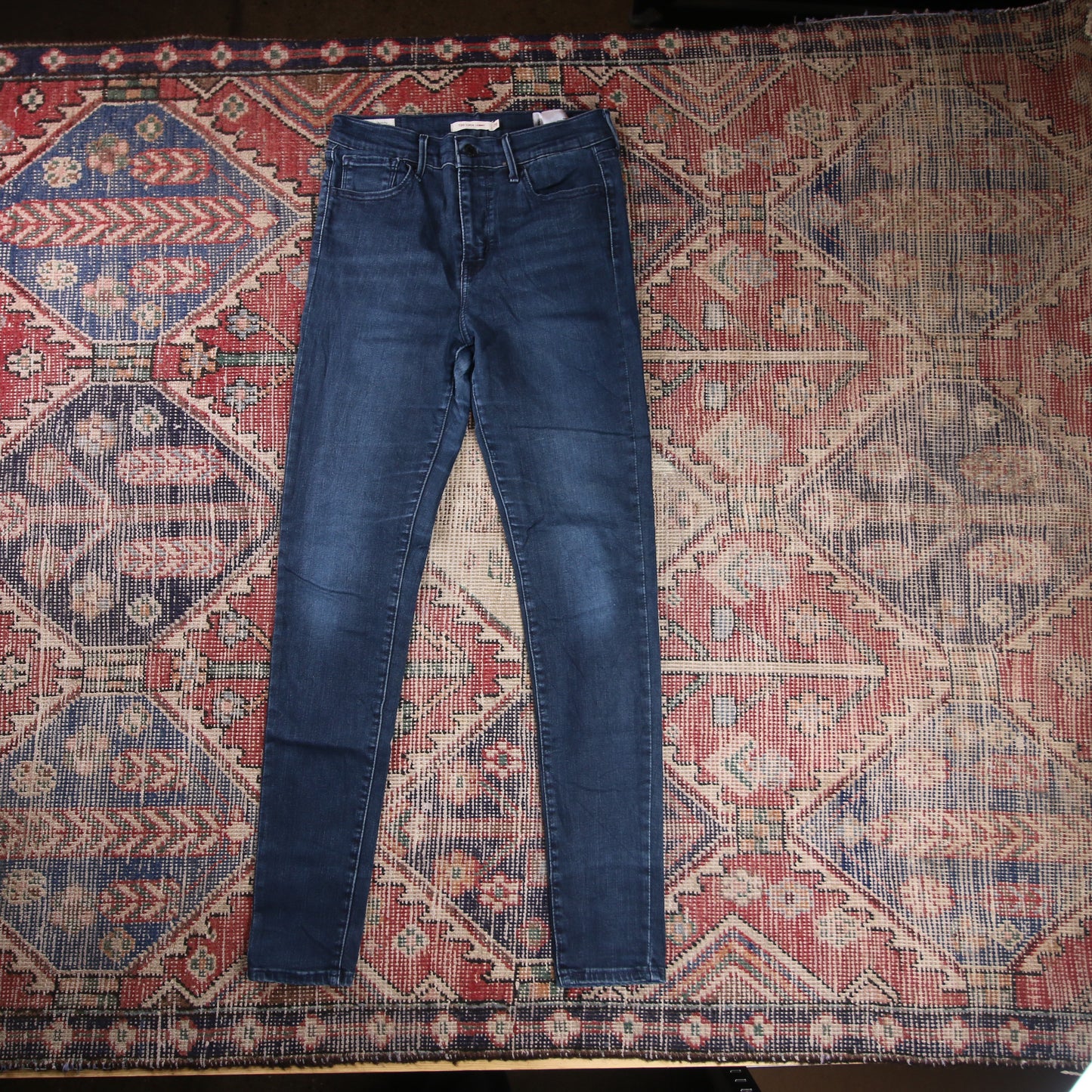 Levi's 721 W28 L29 Skinny Blue Denim Jeans