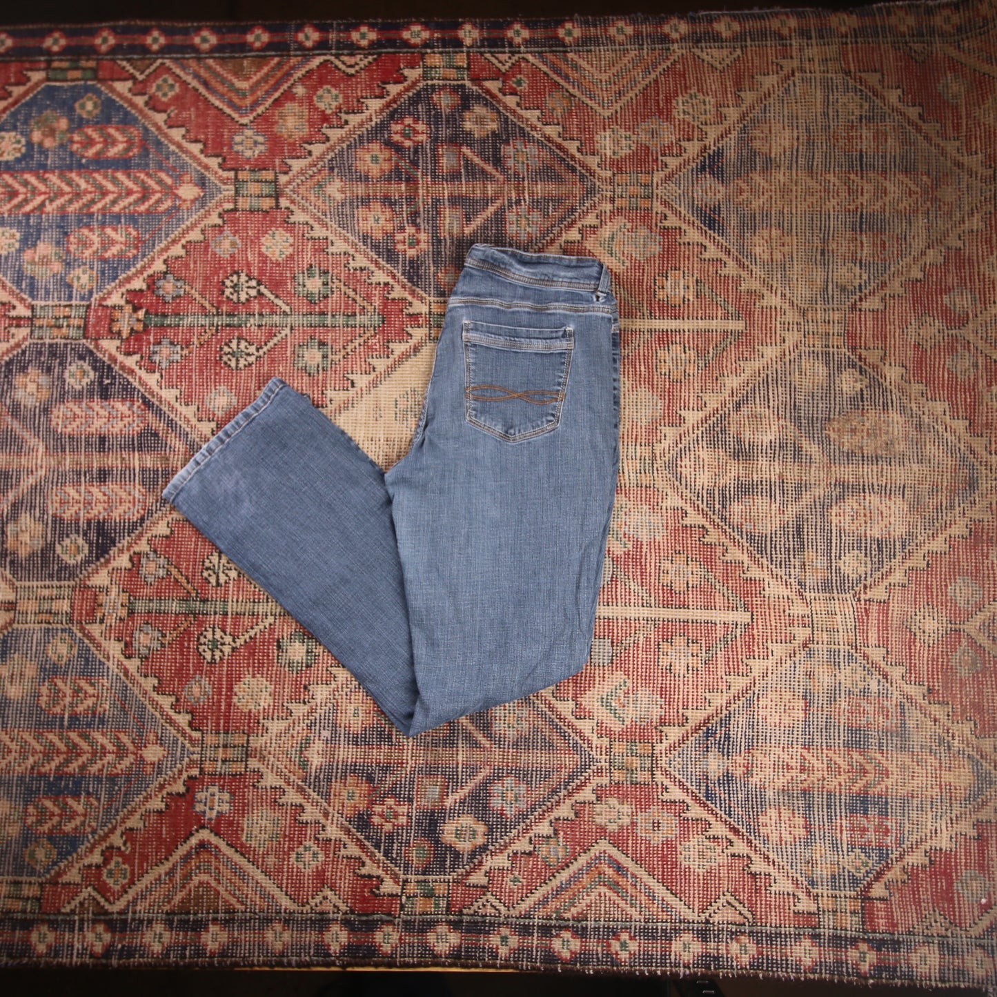 Lee W30 L30 Flared Blue Denim Jeans