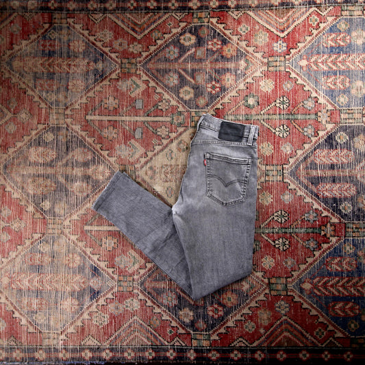 Levi's Red Tab W30 L30 Skinny Tight-Fitting Grey Denim Jeans