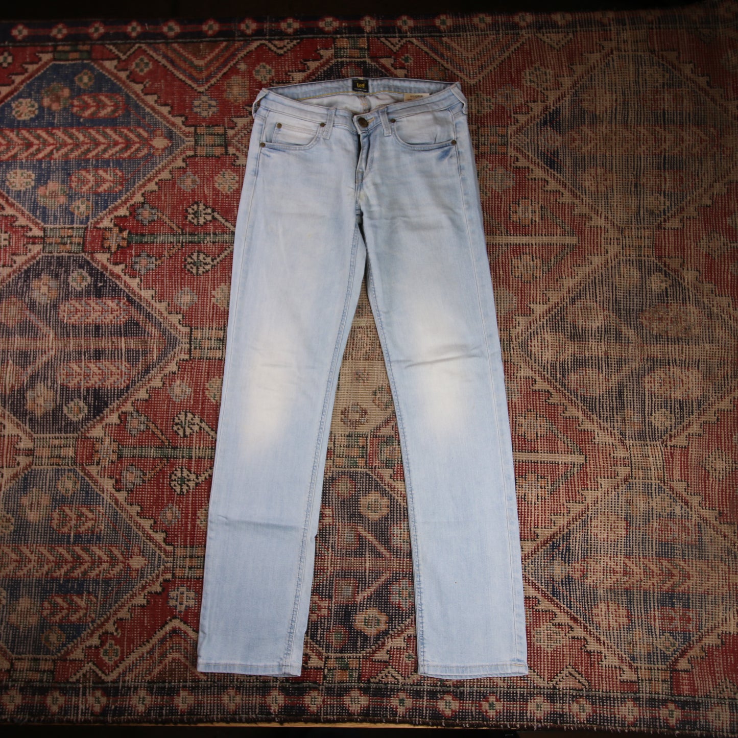 Lee W28 L29 Skinny Blue Denim Jeans
