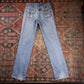 Wrangler W30 L33 Straight Leg Relaxed Fit Blue Denim Jeans