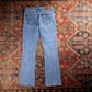 Levi's 715 W28 L29 Flared Blue Denim Jeans