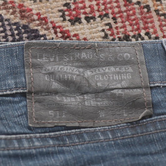 Levi's 511 W34 L27 Slim Fit Blue Denim Jeans