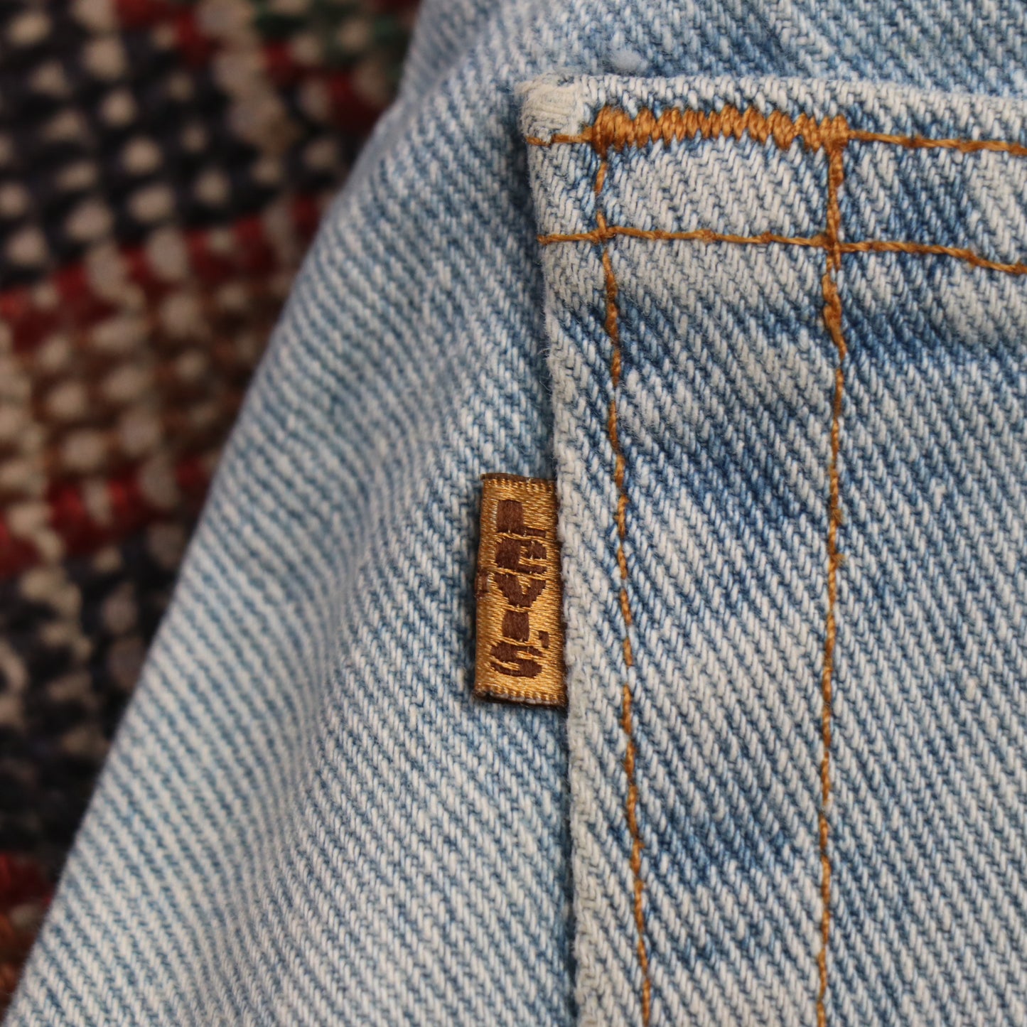 Levi's Orange Tab W30 L31 Tapered Leg Loose Fit Blue Denim Jeans
