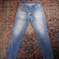 Levi's 541 W38 L31 Tapered Leg Classic Ripped Style Blue Denim Jeans