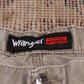 Wrangler Double Knee W38 L32 Cargo Beige Denim Trousers