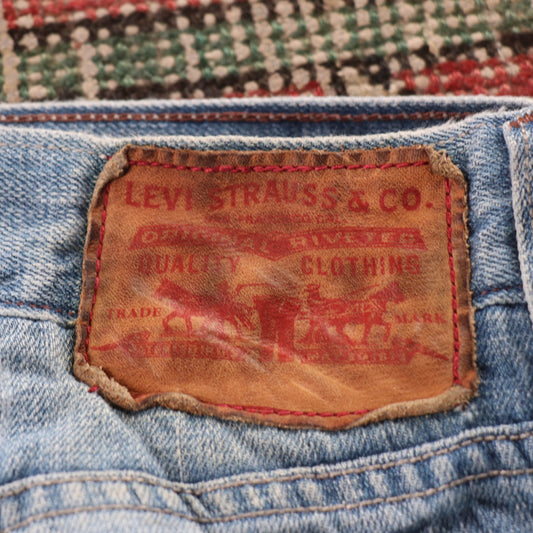 Levi's Red Tab W36 L30 Bootcut Blue Denim Jeans