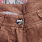 Unbranded W30 L27 Straight Leg Brown Corduroy Trousers