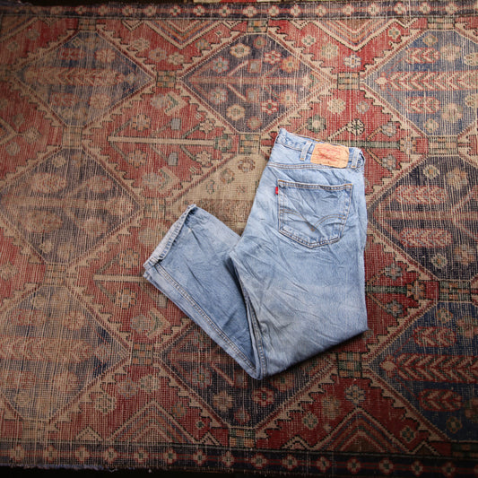 Levi's 501 W36 L28 Original Fit Blue Denim Jeans