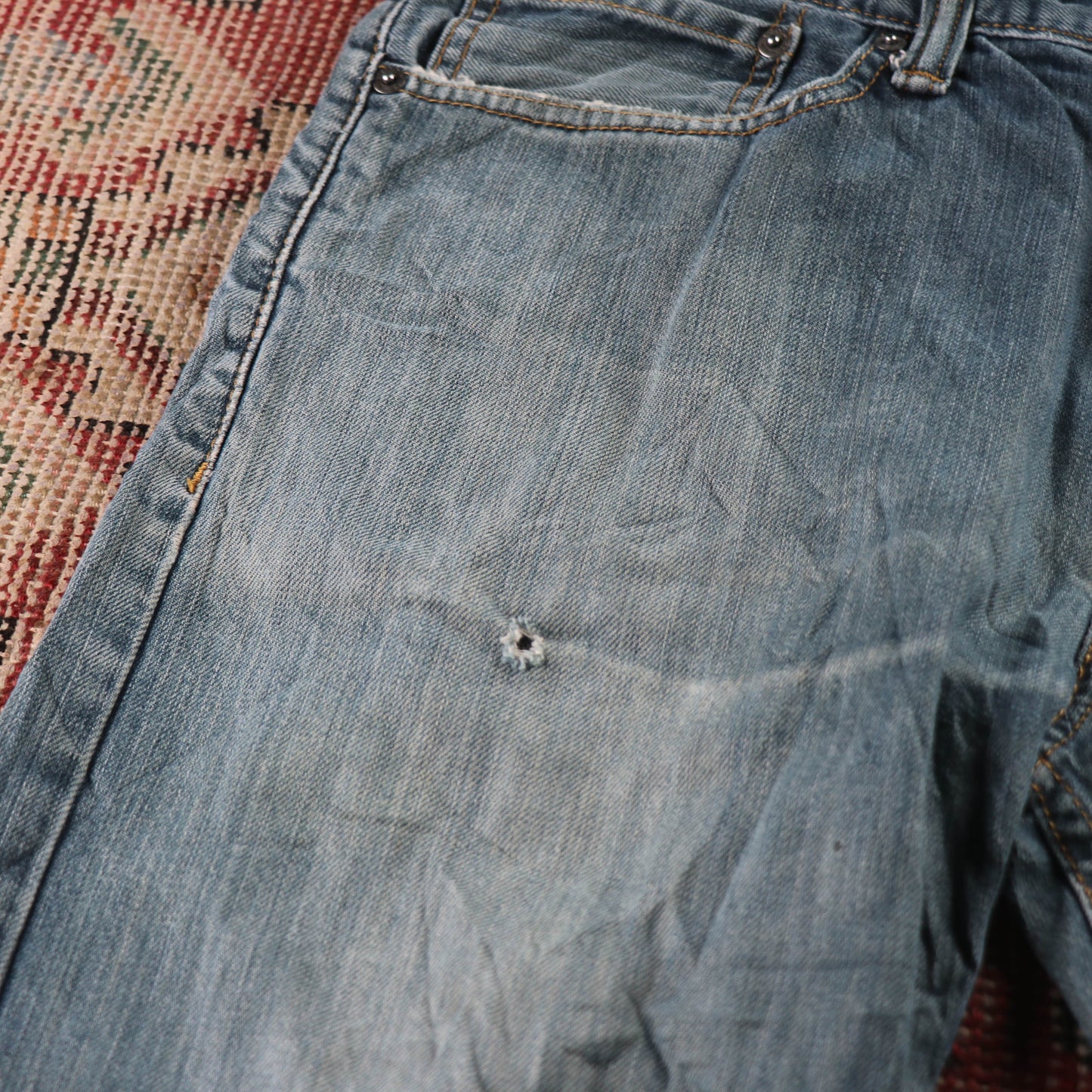 Levi's 508 Red Tab W34 L30 Tapered Leg Regular Fit Blue Denim Jeans