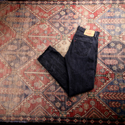 Levi's 501 W32 L32 Original Fit Black Denim Jeans