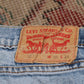 Levi's 527 W36 L24 Bootcut Distressed Style Blue Denim Jeans