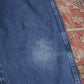Unbranded W40 L30 Straight Leg Relaxed Fit Blue Denim Jeans