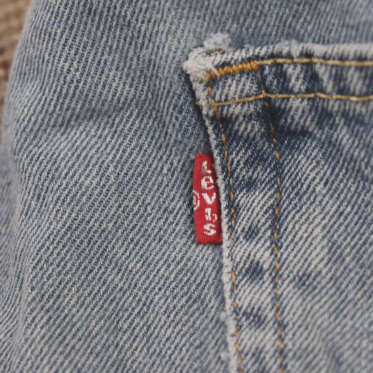 Levi's 505 W38 L30 Straight Leg Regular Fit Blue Denim Jeans