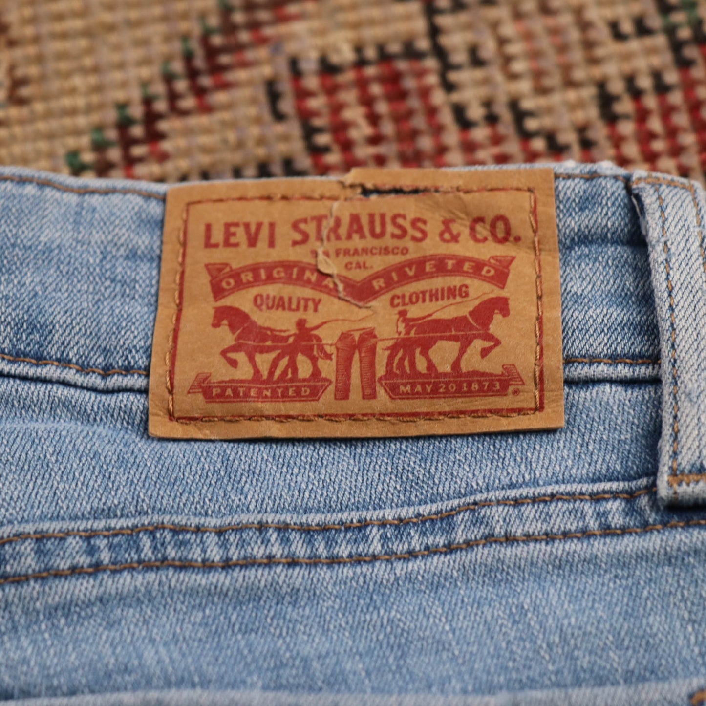 Levi's 711 W26 L26 Skinny Blue Denim Jeans