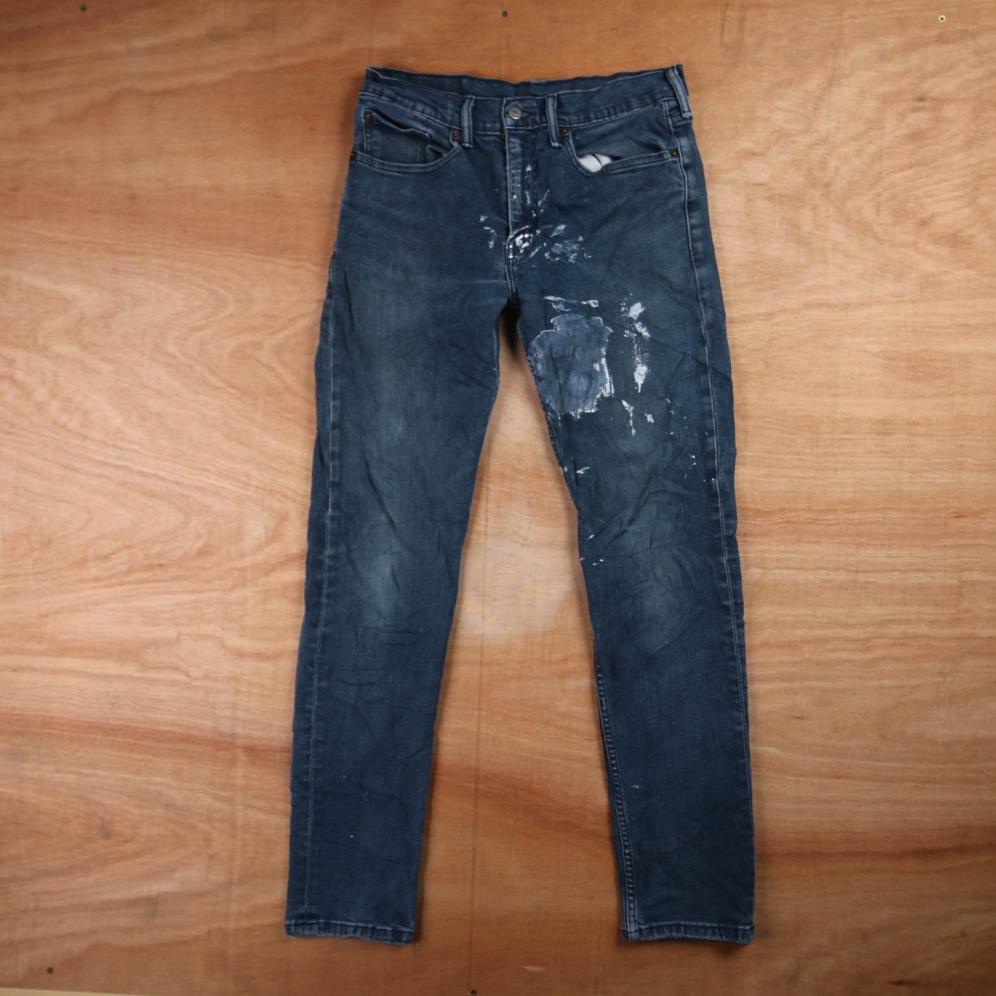 Levi's 502 Red Tab W30 L29 Tapered Leg Regular Fit Blue Denim Jeans