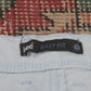 Lee W36 L24 Straight Leg Loose Fit Blue Denim Jeans