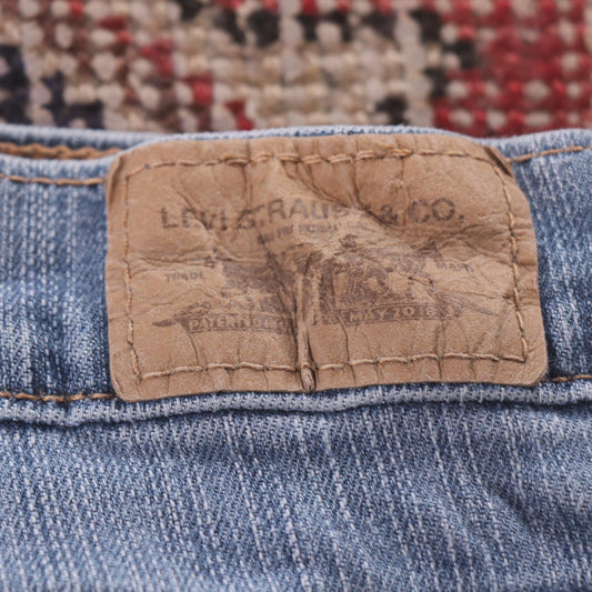 Levi's 515 Red Tab W32 L32 Flared Blue Denim Jeans