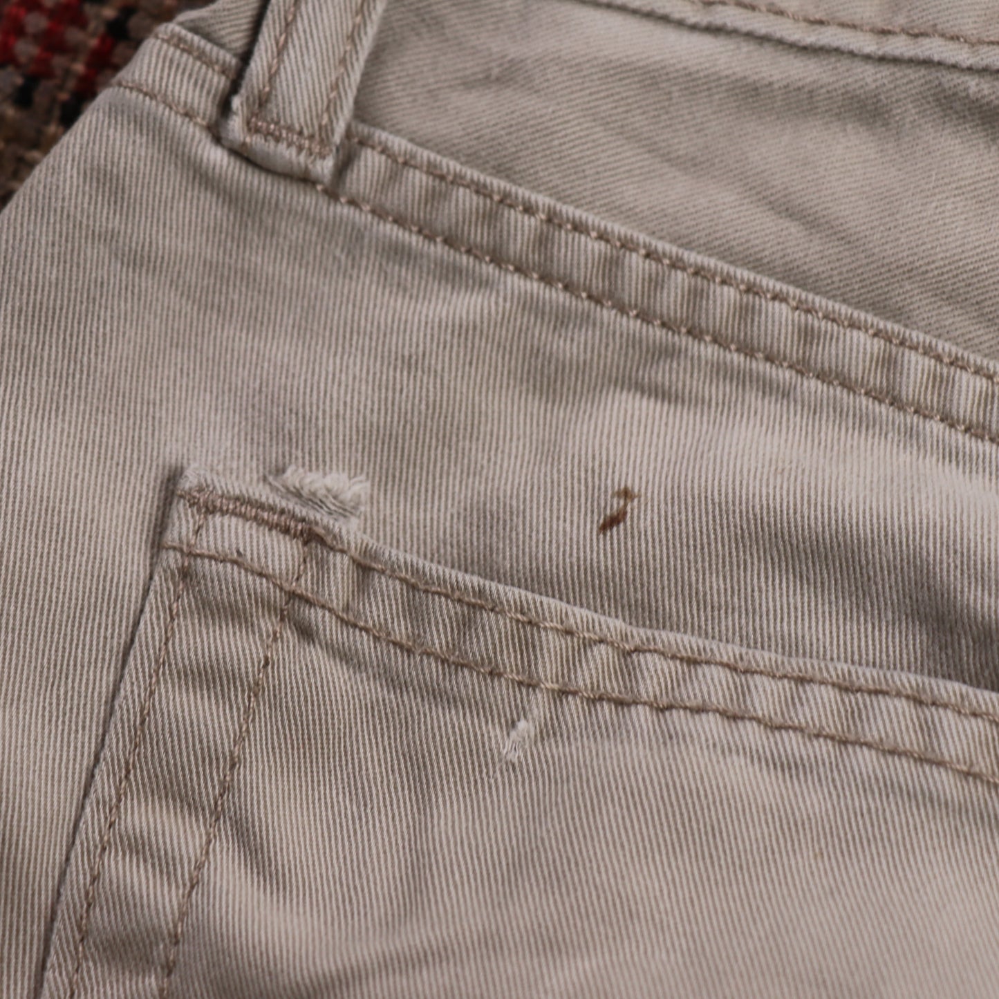 Levi's 514 W30 L30 Straight Leg Beige Denim Jeans