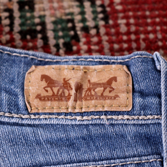 Levi's 519 W28 L31 Bootcut Blue Denim Jeans